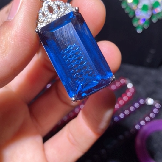 红宝石戒指银S925镶嵌