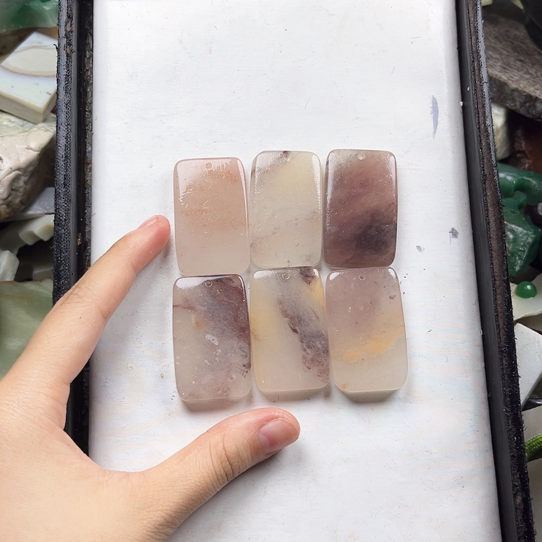 和田玉（糖玉）未镶嵌车挂