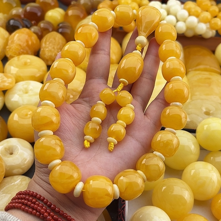 琥珀裸石未镶嵌琥珀蜜蜡