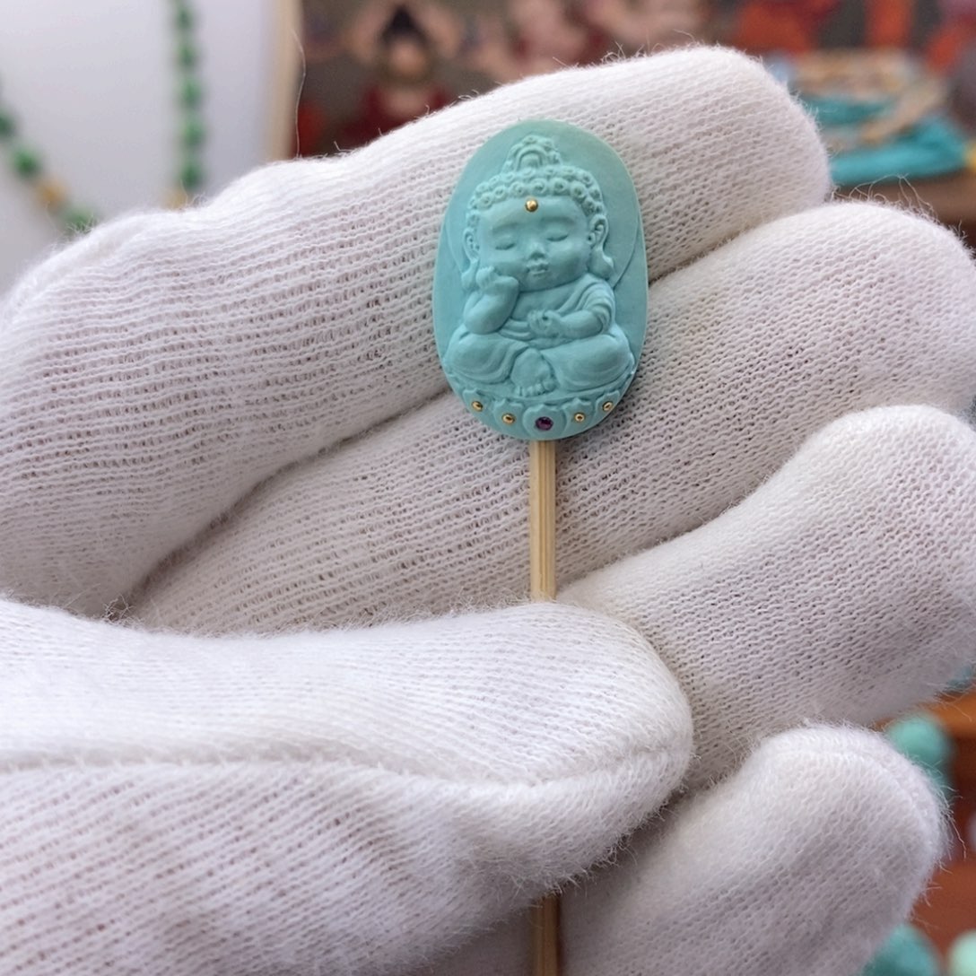 未镶嵌绿松石珠宝奇石