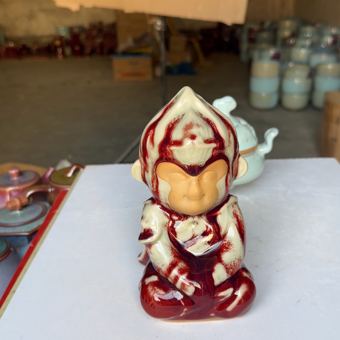 瓷摆件郑家钧瓷摆件微瑕