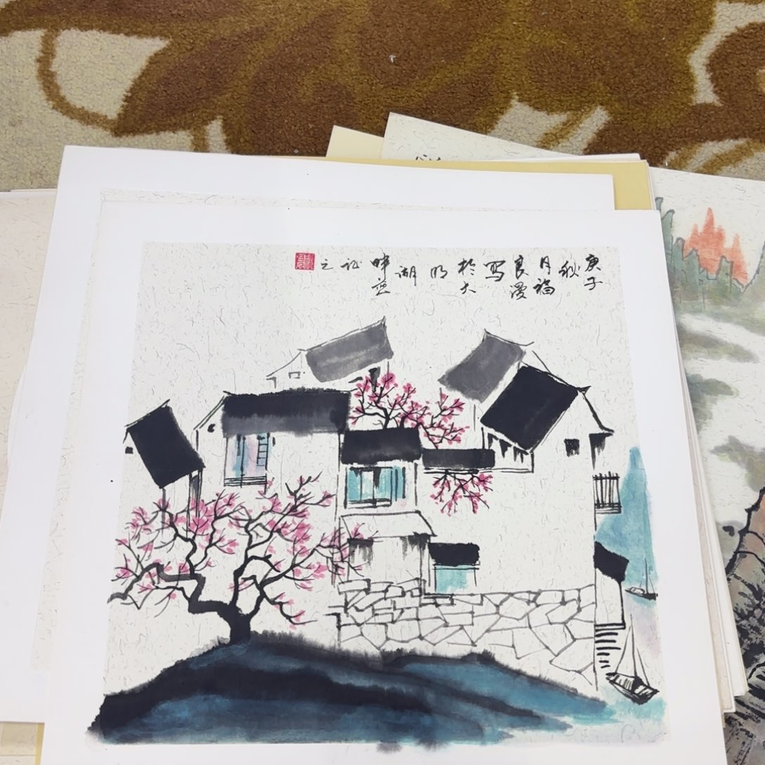 国画福良38:38卡纸童