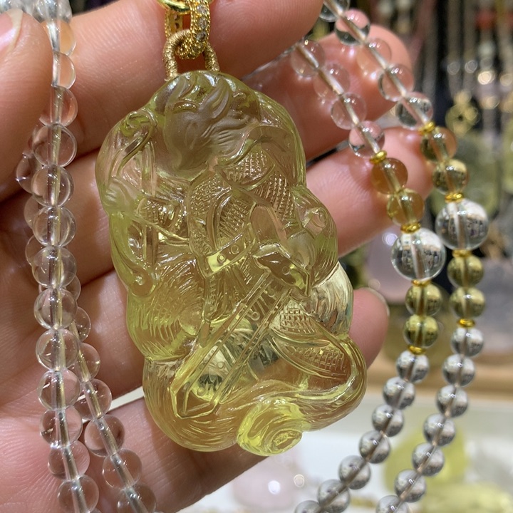 水晶颈饰未镶嵌天然