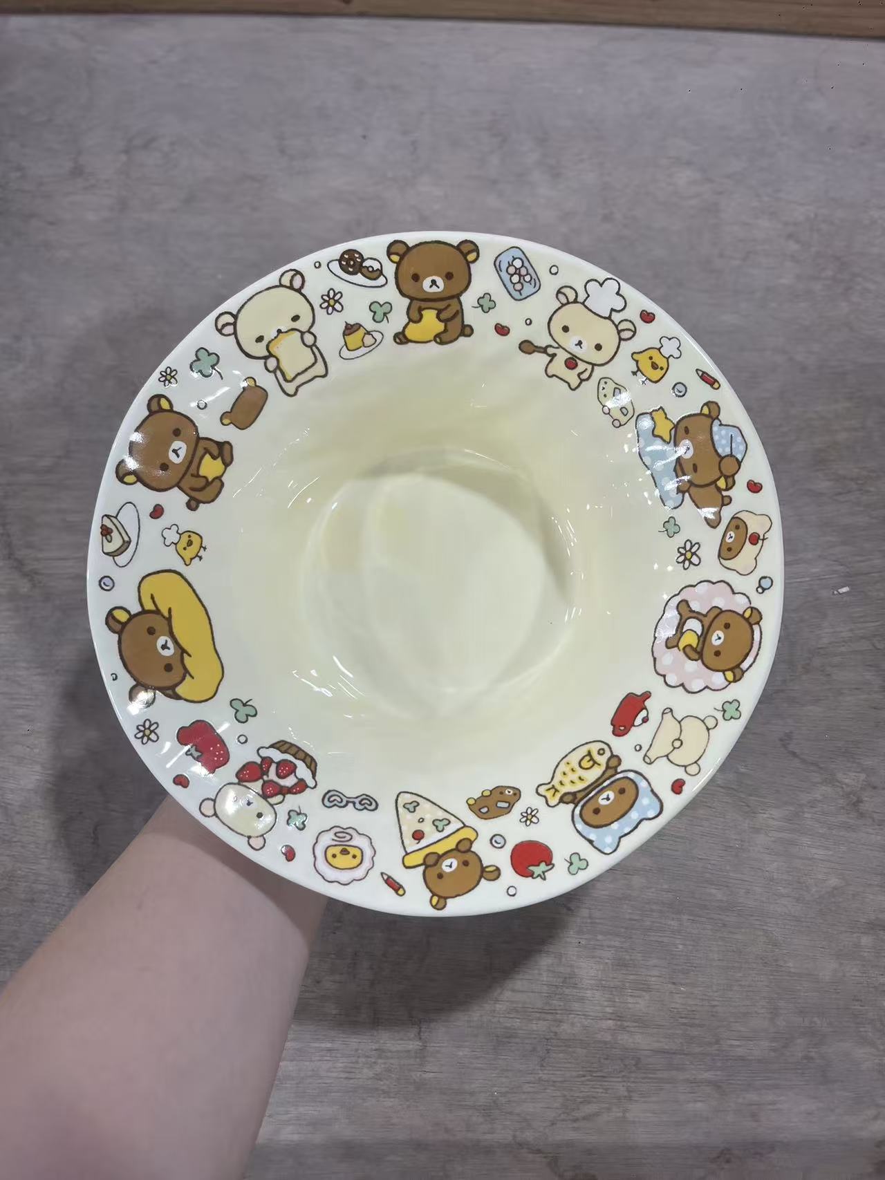 KKKKKKK陶瓷外贸库存尾货黄色小熊