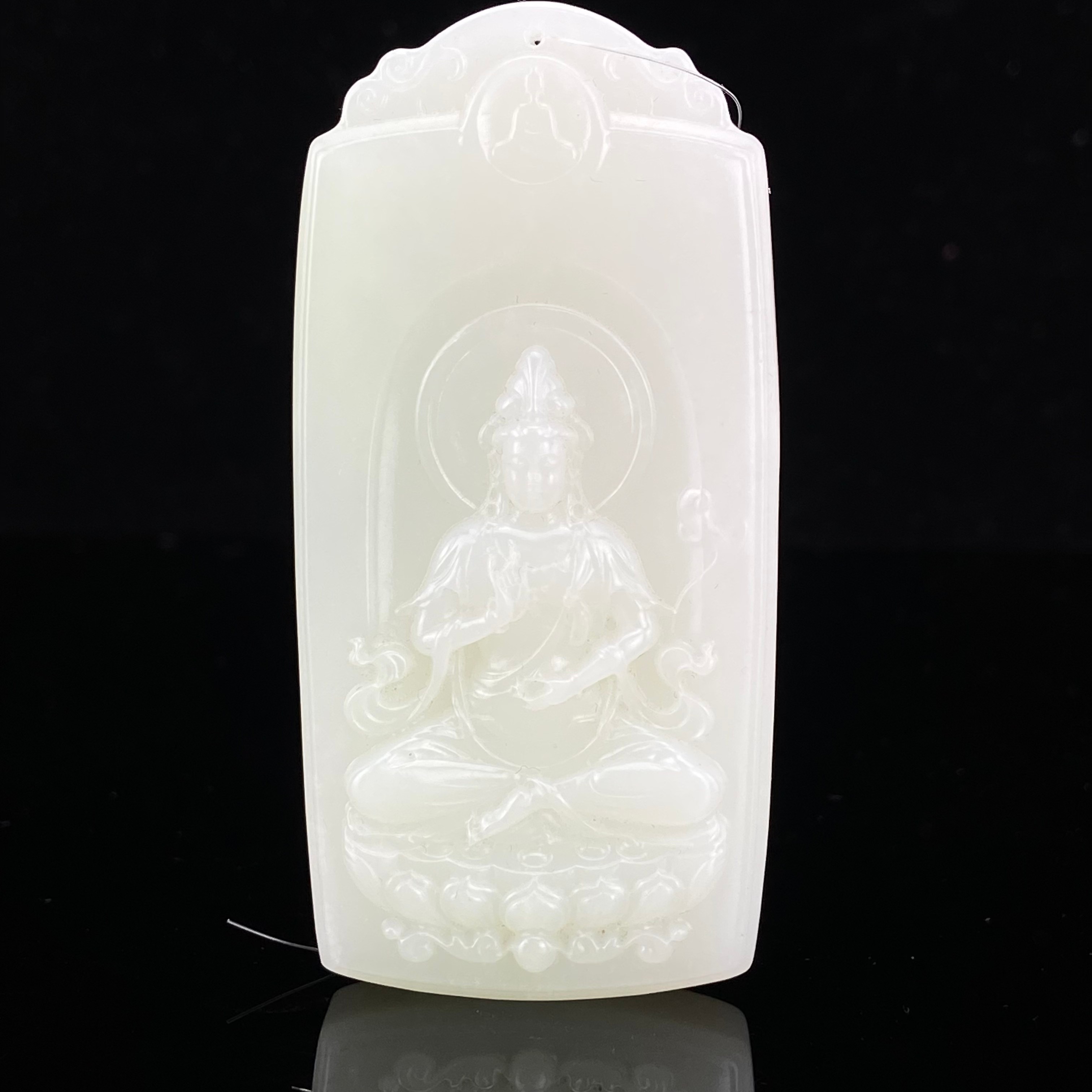 WGW1041HY 和田玉 禅心/朵云轩