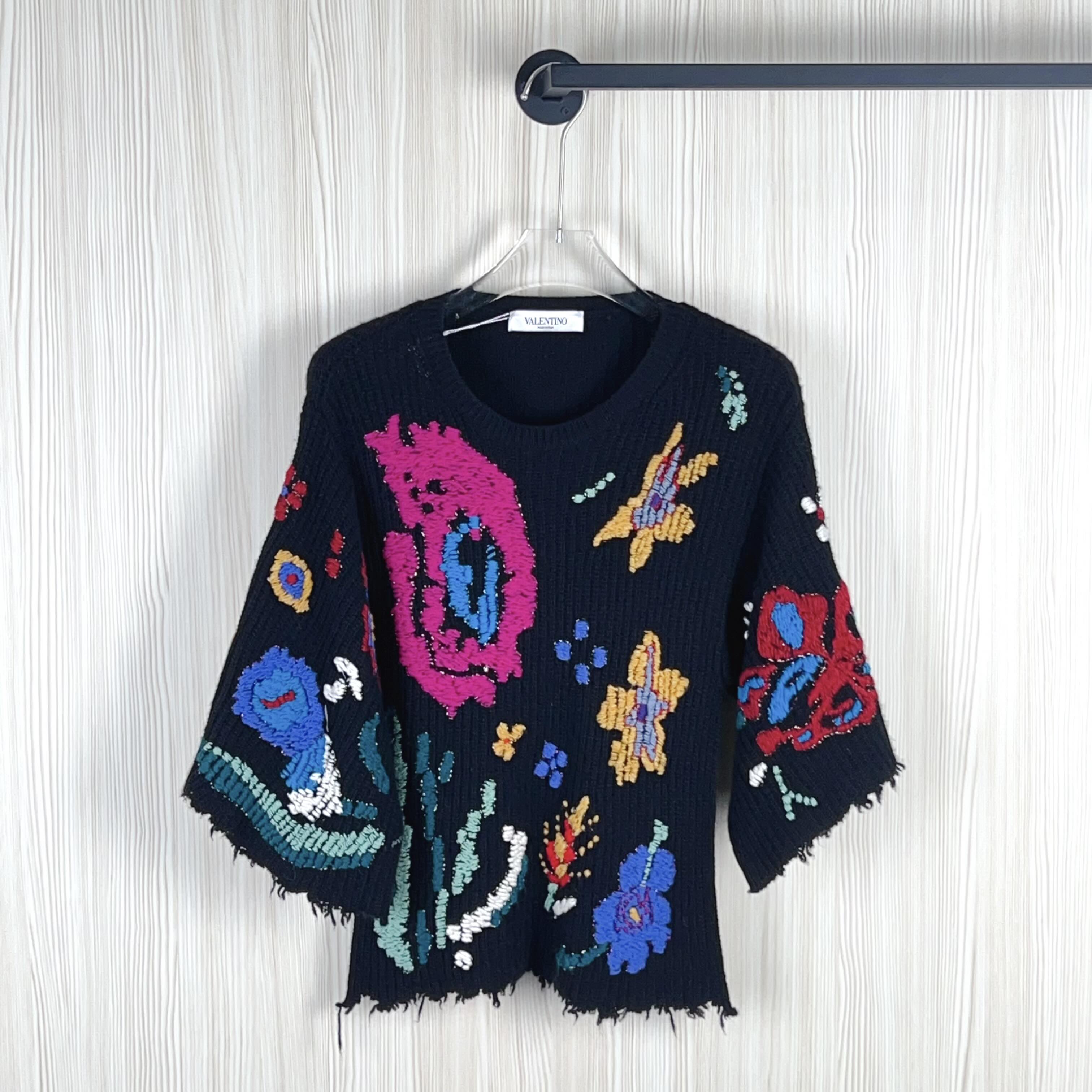 99新 Valentino/华伦天奴 毛衣/尺码L/成色直播间为准/GSS17428