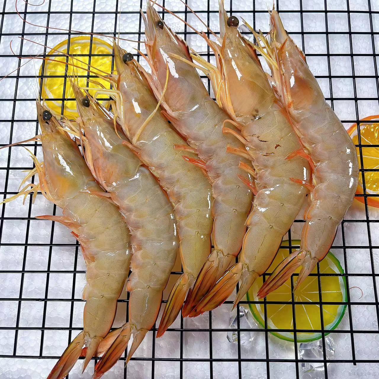 野生白刺虾明虾 极速锁鲜发货 全国顺丰冷链包邮 16-20条/斤