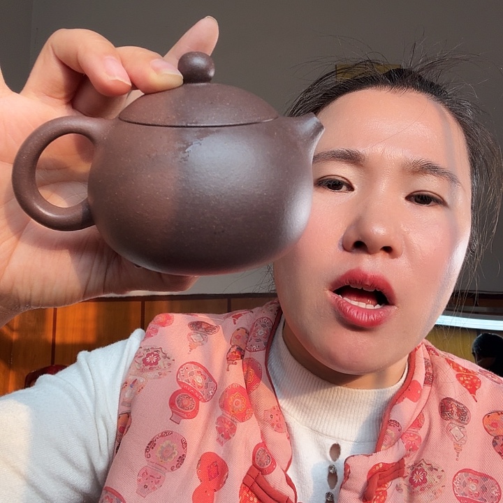 茶壶紫砂老紫泥西施200cc