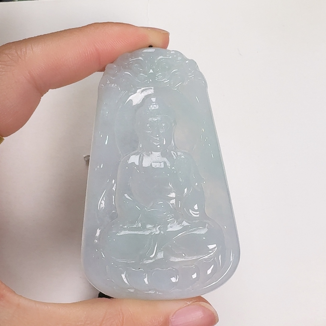 翡翠颈饰未镶嵌?**?阿弥陀佛