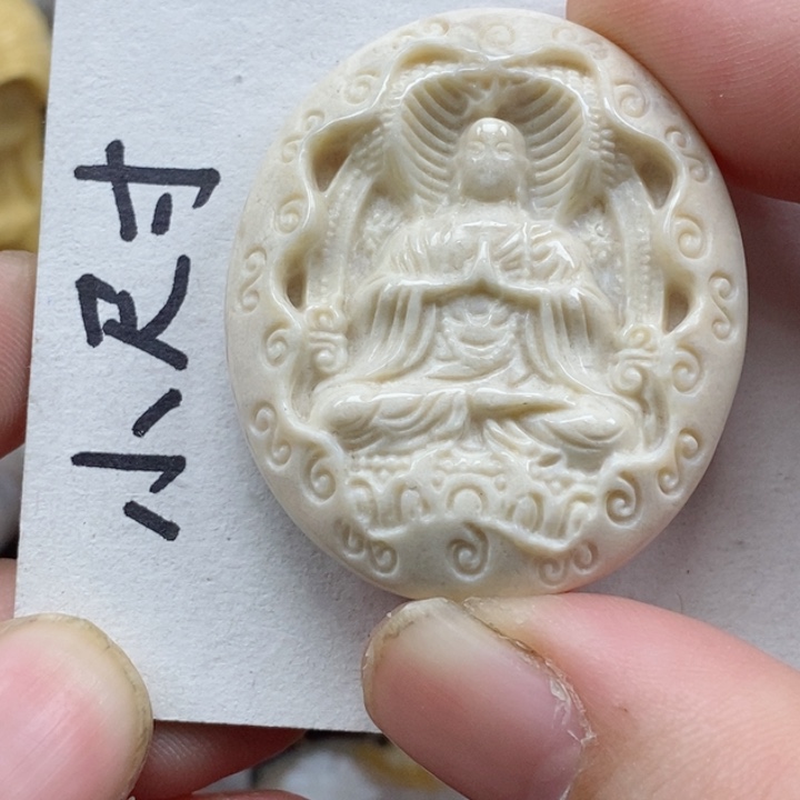 颈饰未镶嵌硅化珊瑚（珊瑚玉）