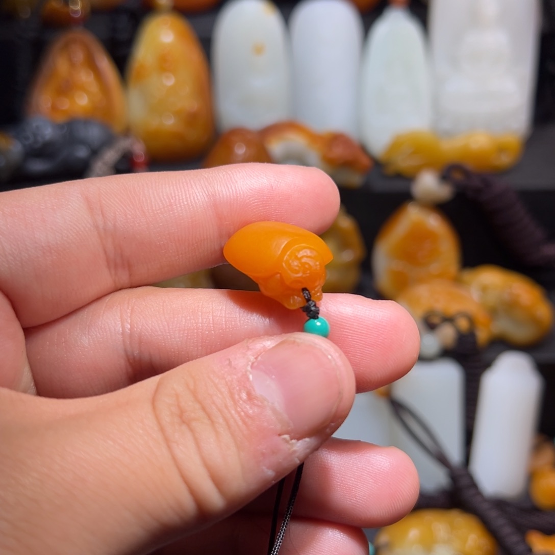 和田玉手链未镶嵌海*