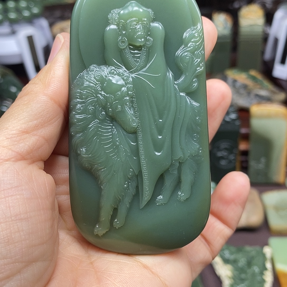 千***幺岫岩老玉（透闪石质玉）未镶嵌颈饰