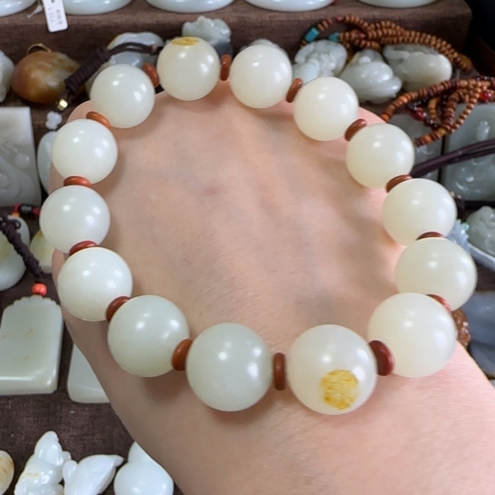 和田玉手链未镶嵌