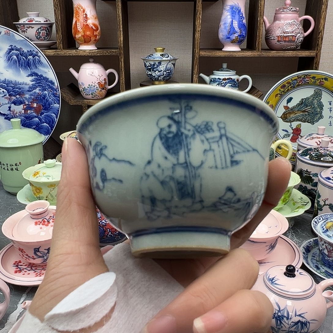 陶摆件景德镇陶瓷567老厂瓷43