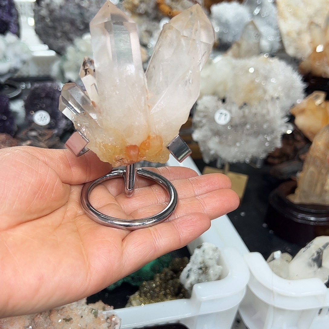 未镶嵌水晶珠宝半成品