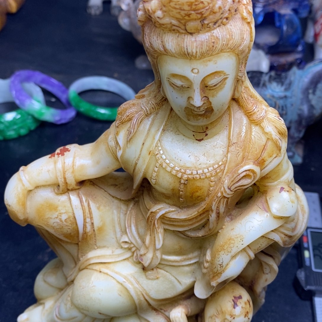 吊坠白玉菩提精品玉