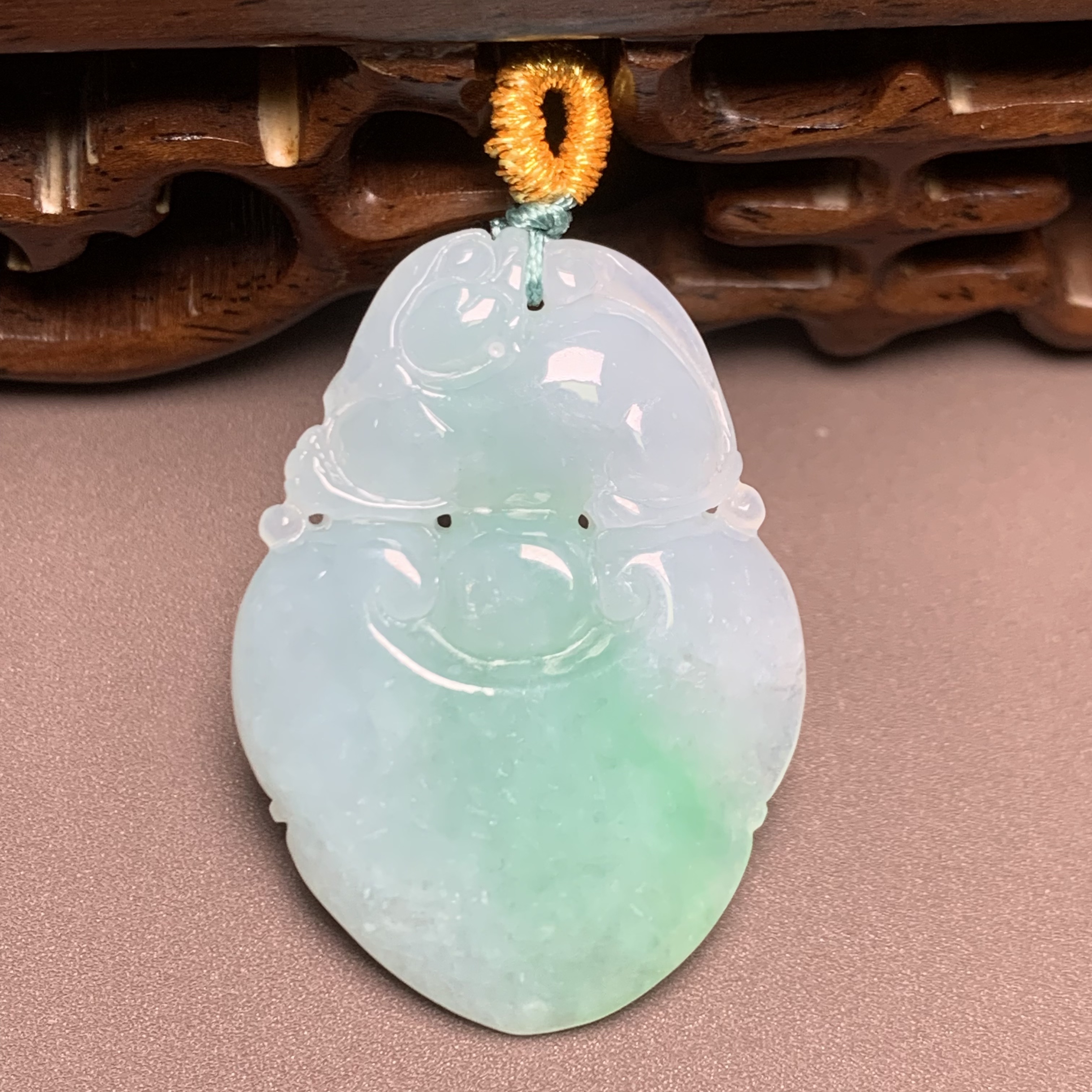 A539珠宝玉石A货翡翠吊坠