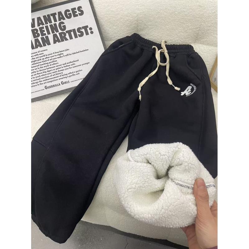 411270《现》优选韩儿童休闲舒适洋气日常冬季加绒休闲裤