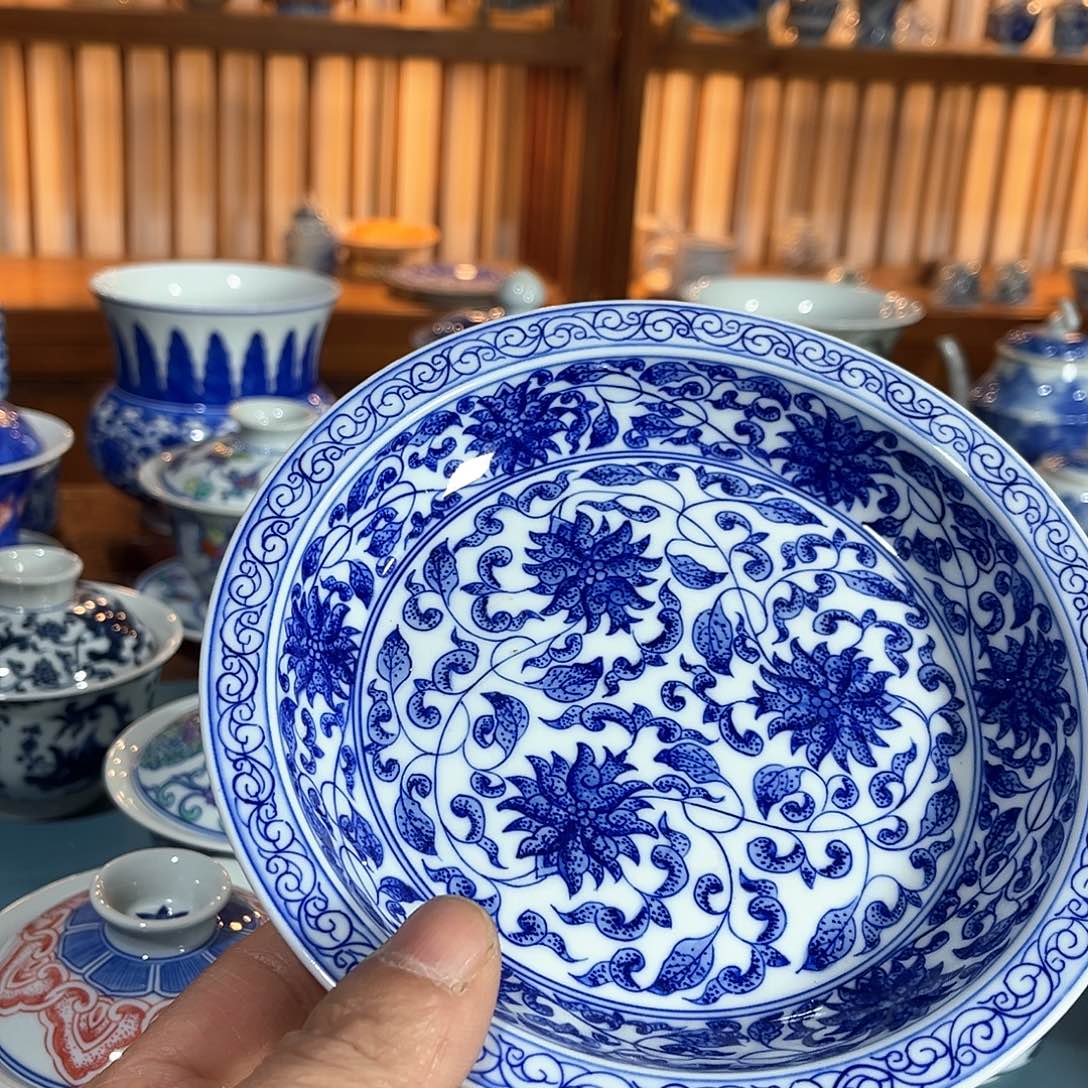 錡镇堂手工手绘壶承