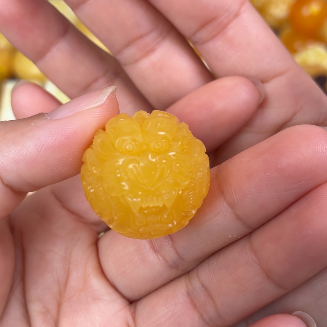 蜜蜡未镶嵌吊坠(不含链)26龙珠