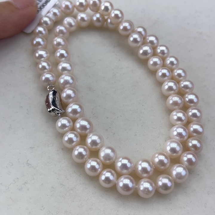 淡水珍珠颈饰未镶嵌7➕极光炫彩