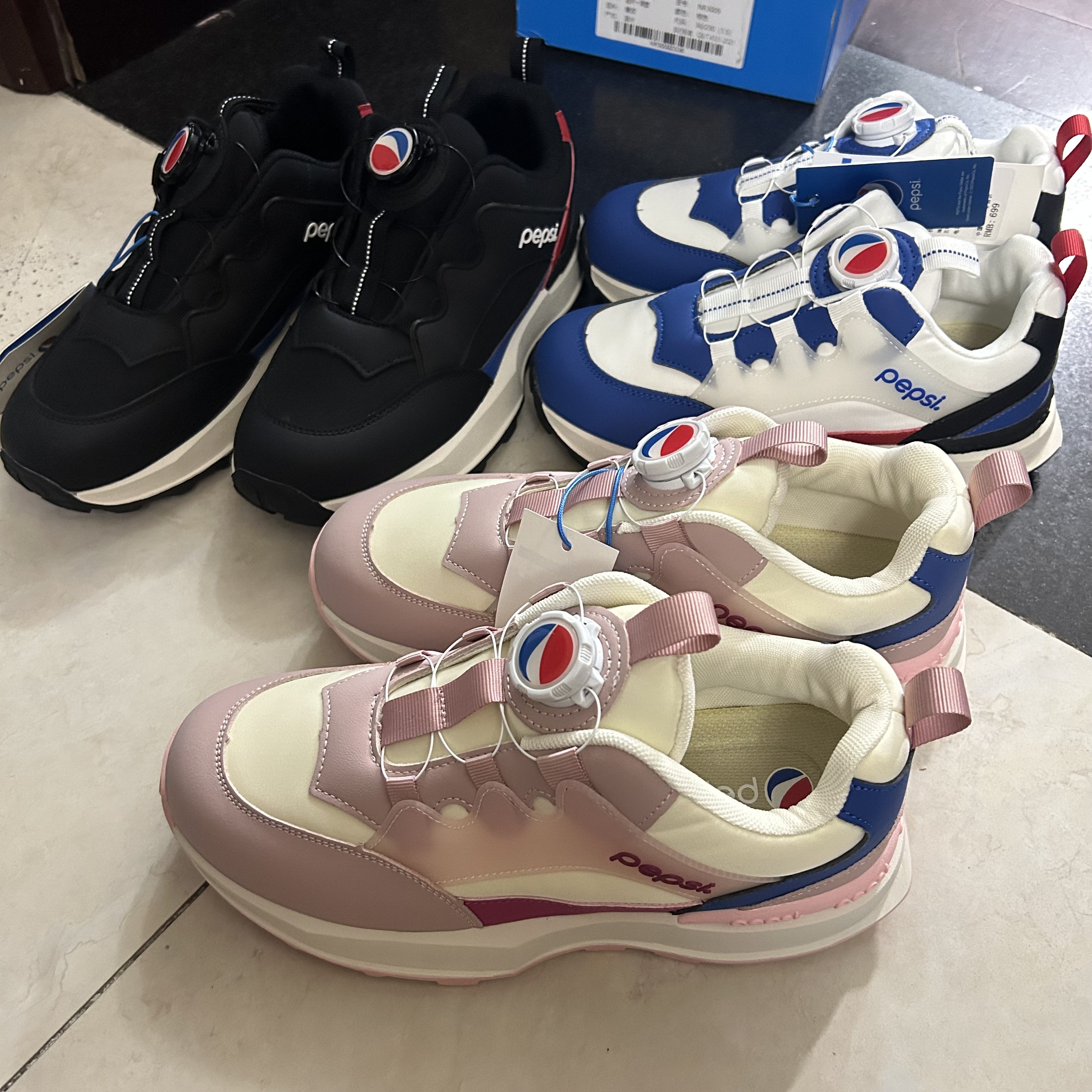 NR3007螺旋扣休闲鞋秋季运动秋冬女运动鞋软底女鞋防滑老爹鞋