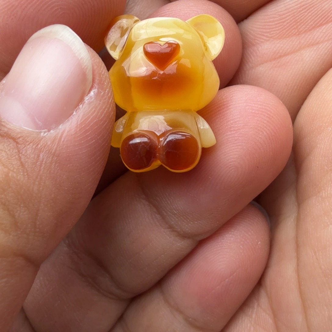 未镶嵌琥珀珠宝奇石吊坠