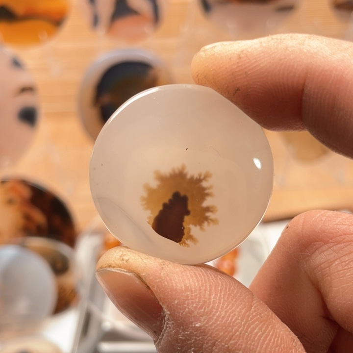 玛瑙/玉髓吊坠(不含链)未镶嵌齐***强