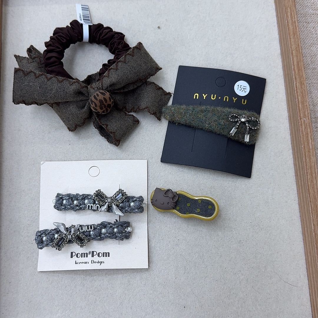 皮质铁合金夹子33