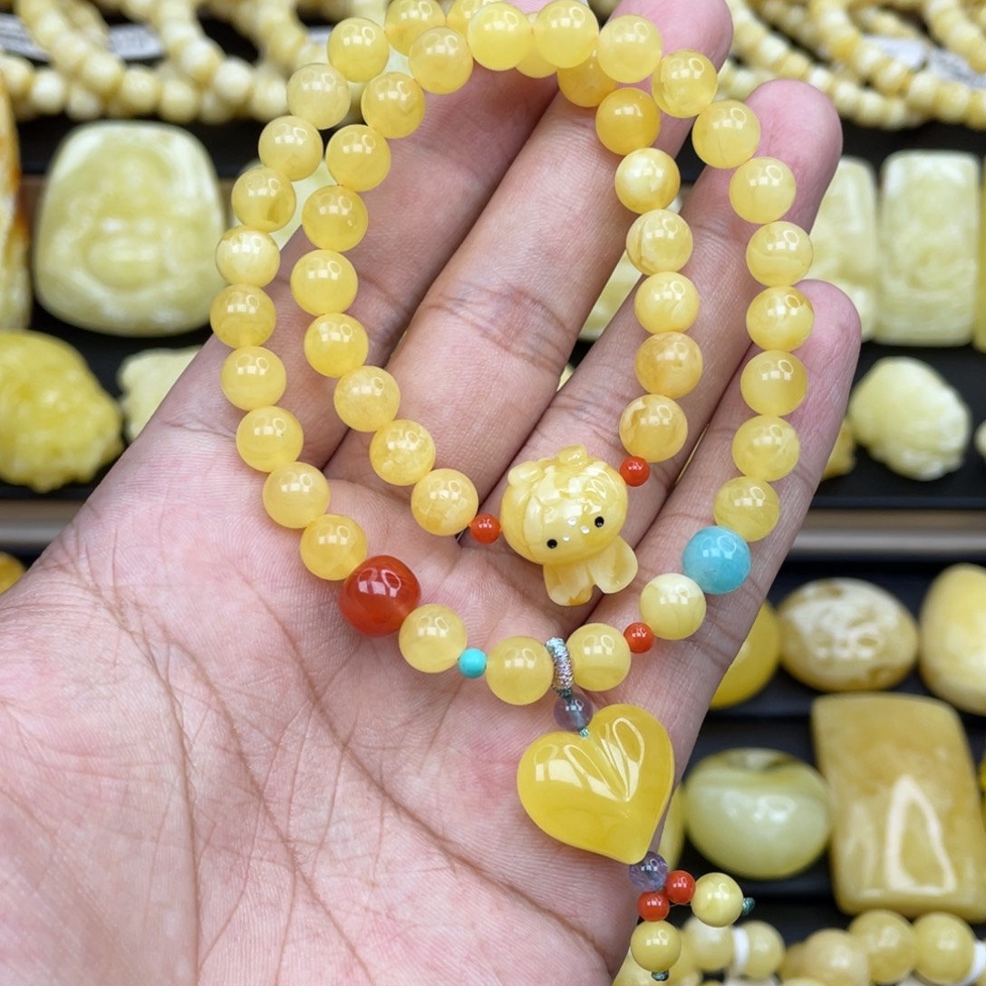 裸石琥珀未镶嵌琥珀蜜蜡