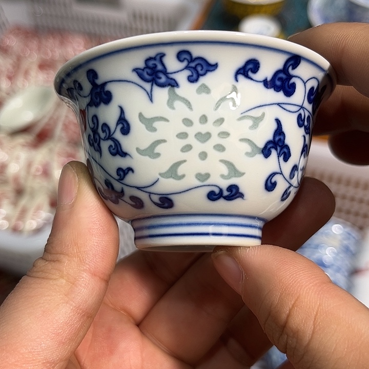 陶摆件景德镇主人杯1223