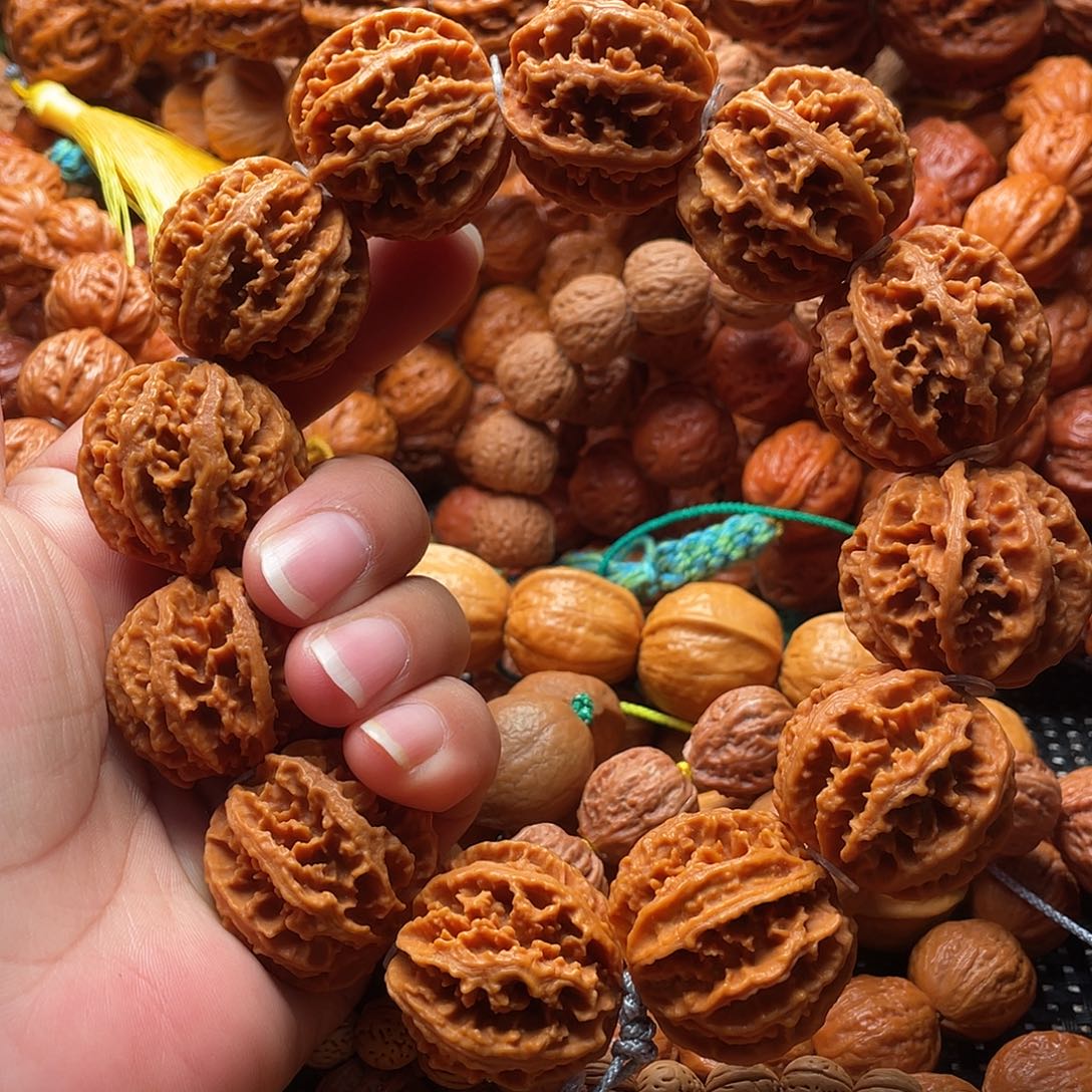 手串文玩核桃粗筋八棱