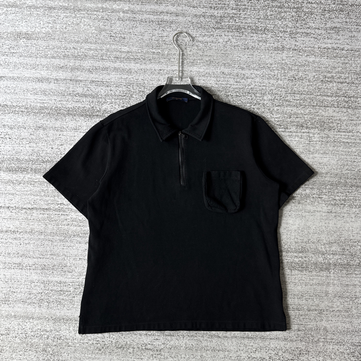 95新 LouisVuitton/路易威登 经典纯色POLO衫/尺码 XL/#2581