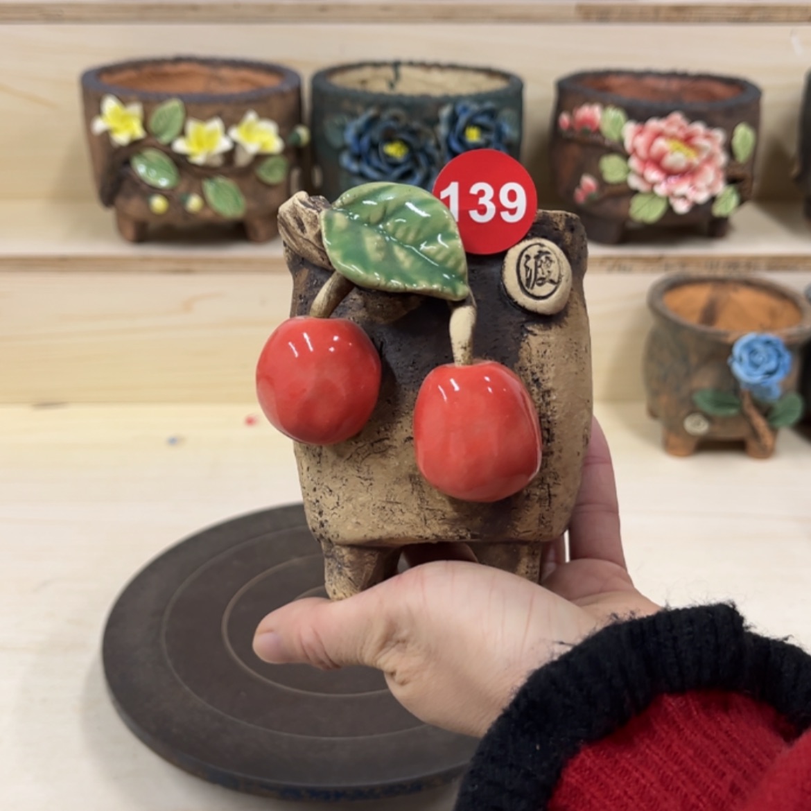 【闪购商品】紫砂花盆139号内口7外高10