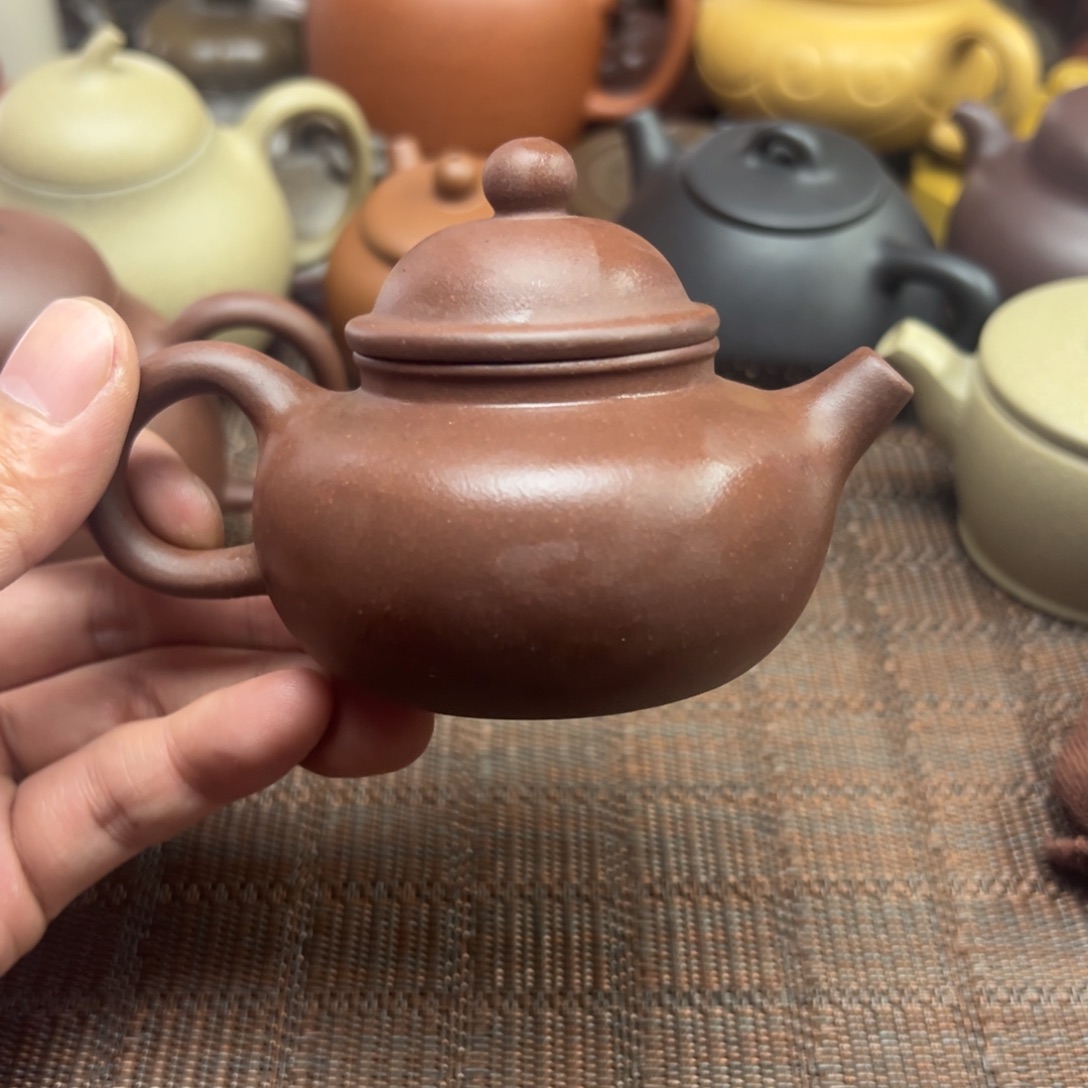 紫砂茶壶宜兴原矿紫砂壶130毫升容量