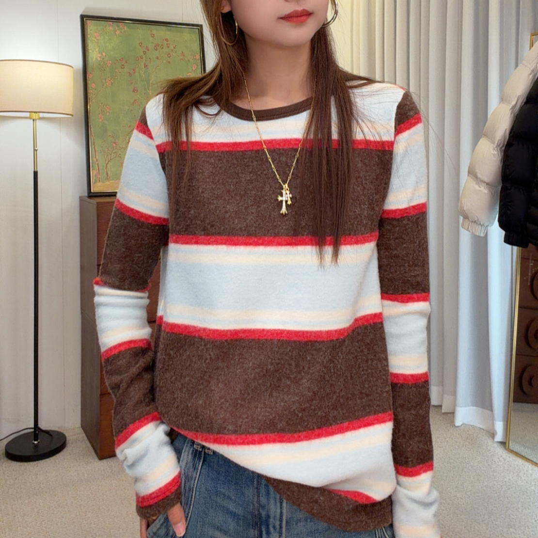 “跳跳糖”T恤 2025新款秋款时髦书呆子长袖