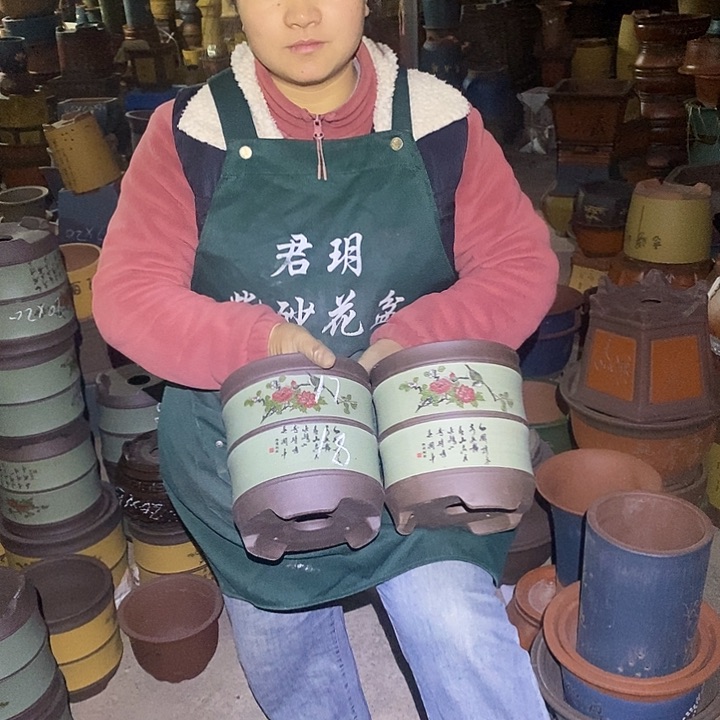 紫砂花盆紫砂花盆盆栽花卉苗木种植