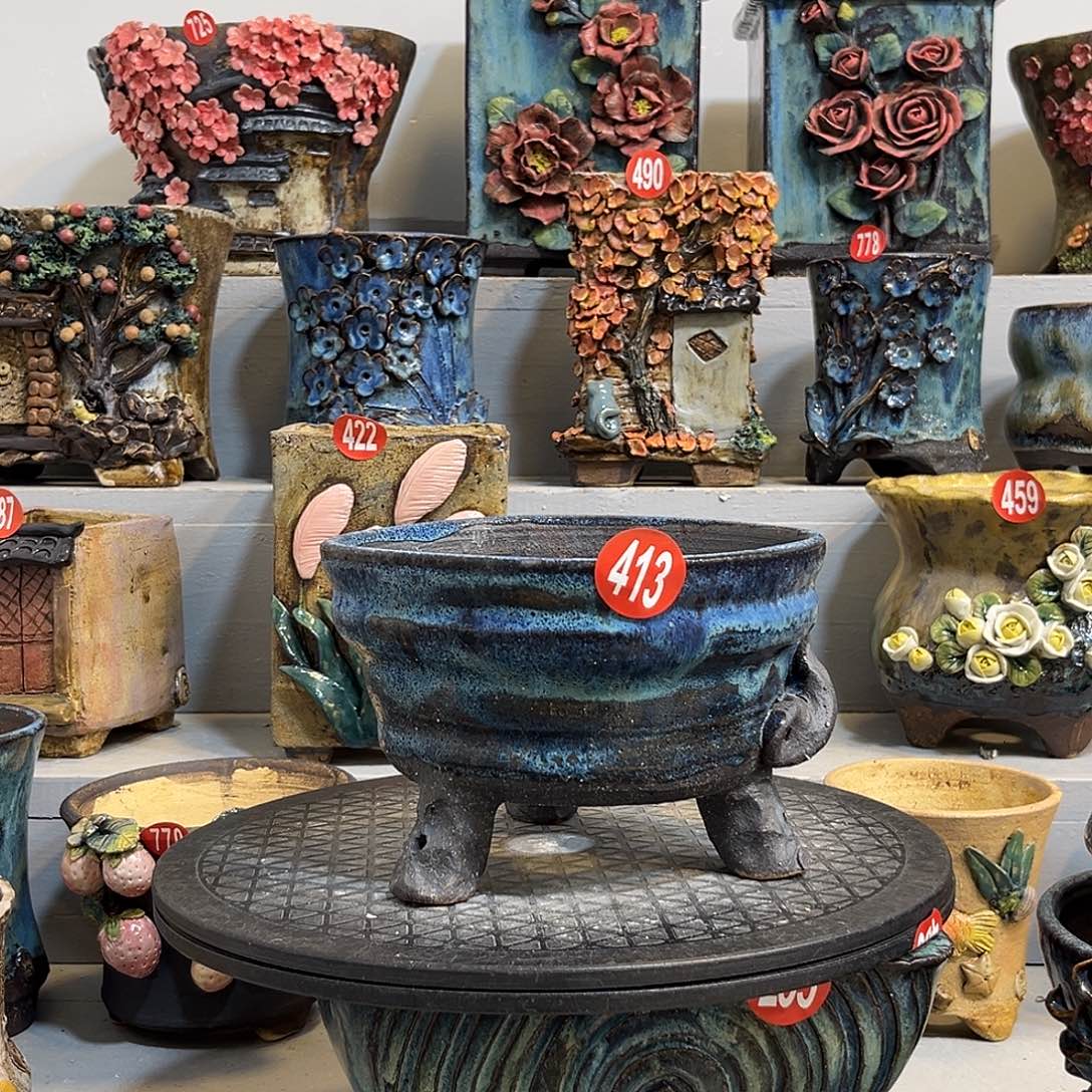 微瑕413 号陶然花器手工花盆