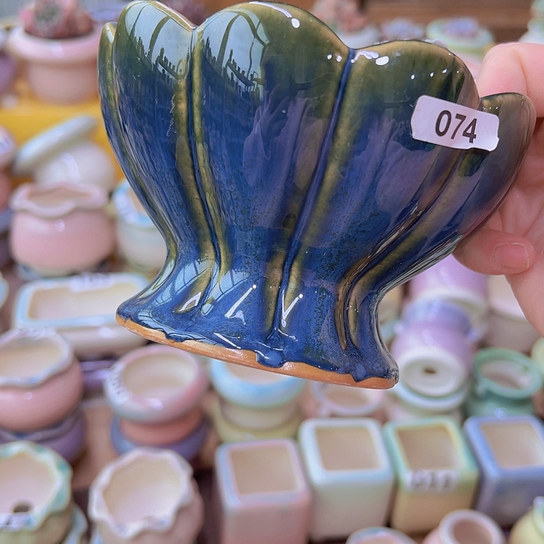 红陶陶瓷花盆当场满12包邮