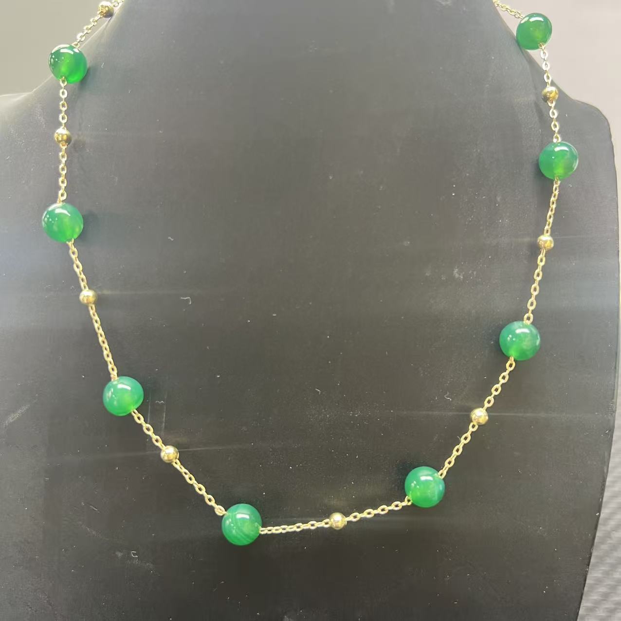 天然玛瑙项链卡8拍一发一