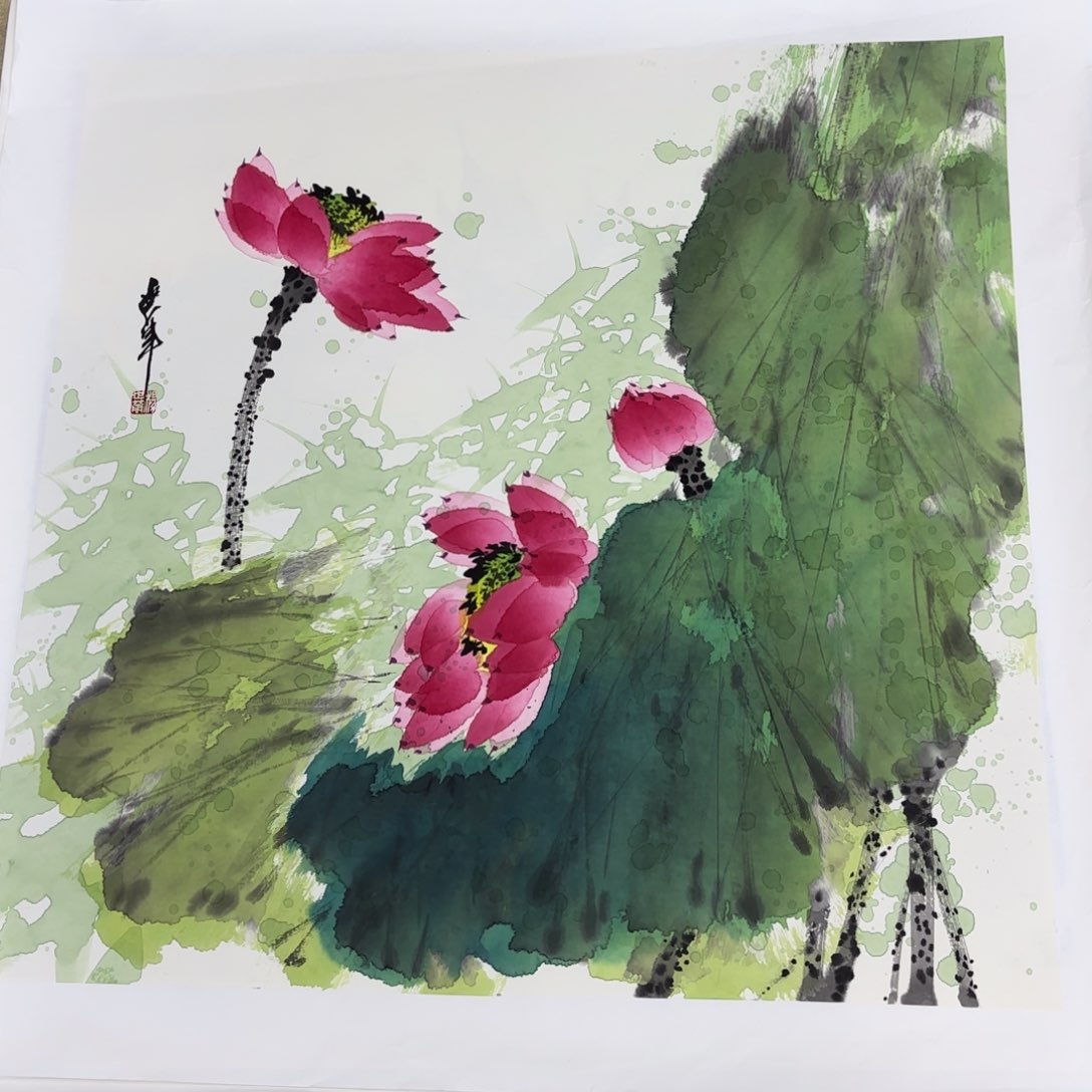 国画晓*轩杨世华斗方李欣主播