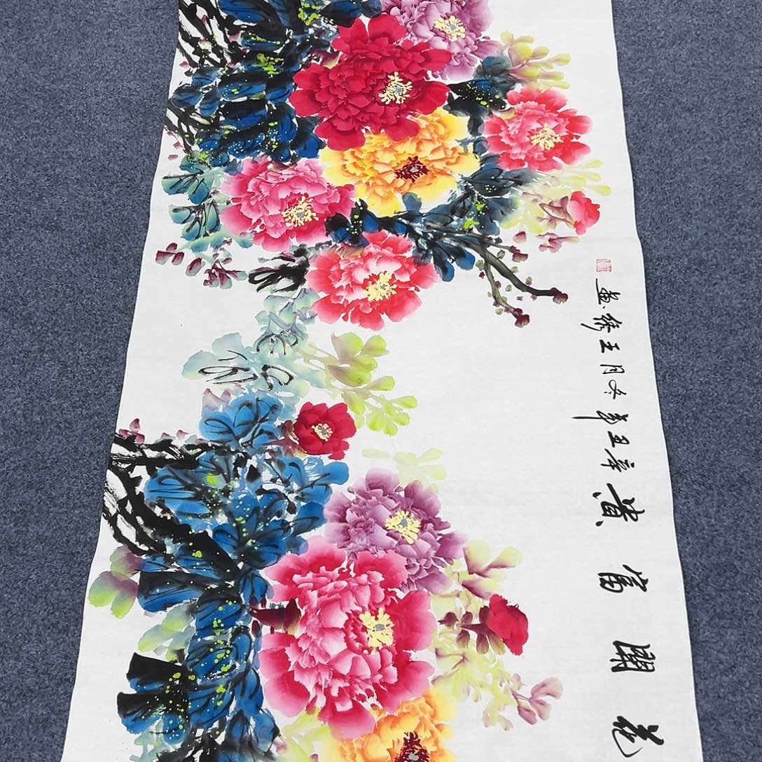 国画国画作品宣纸纯手绘