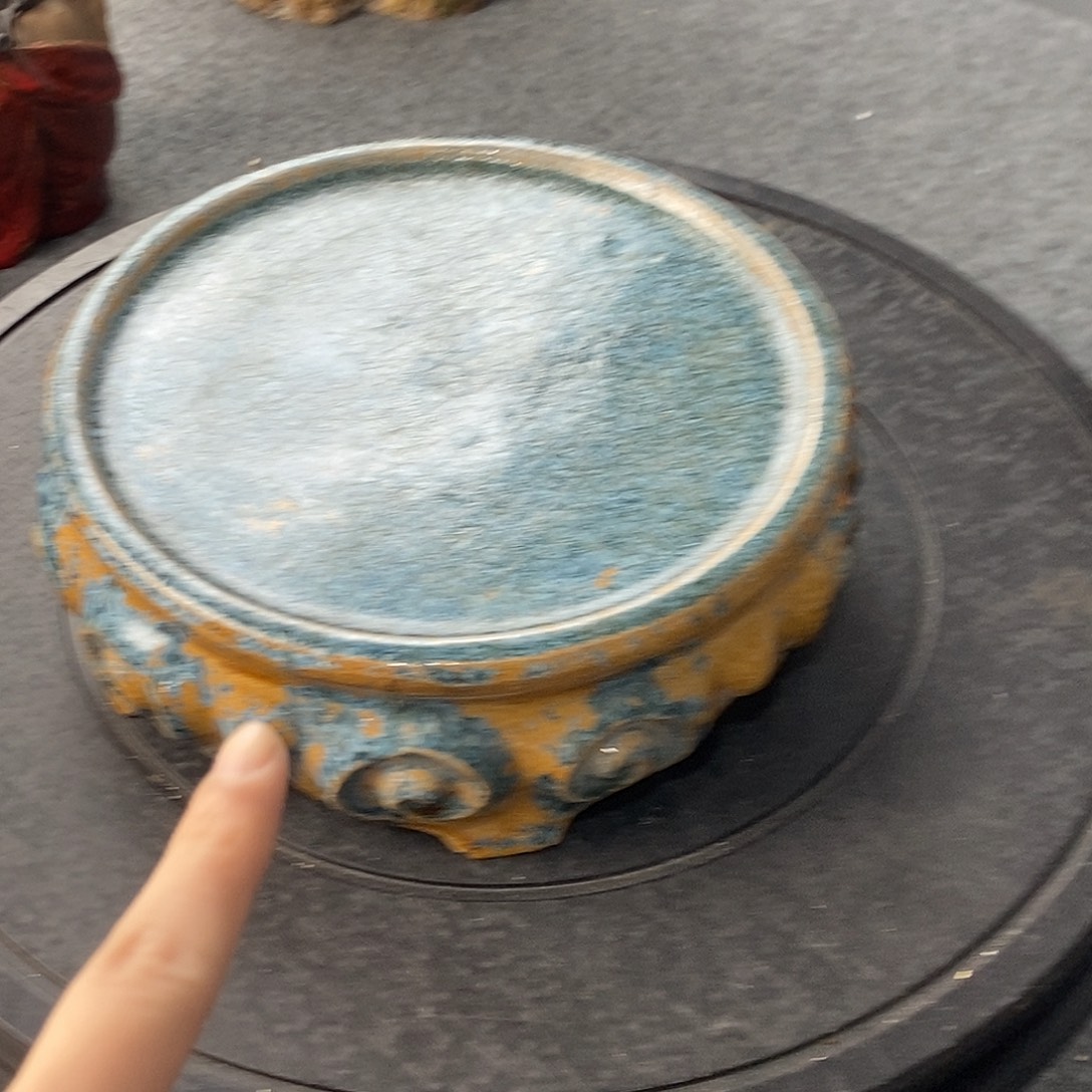 人***点正宗岭南石湾盆底座