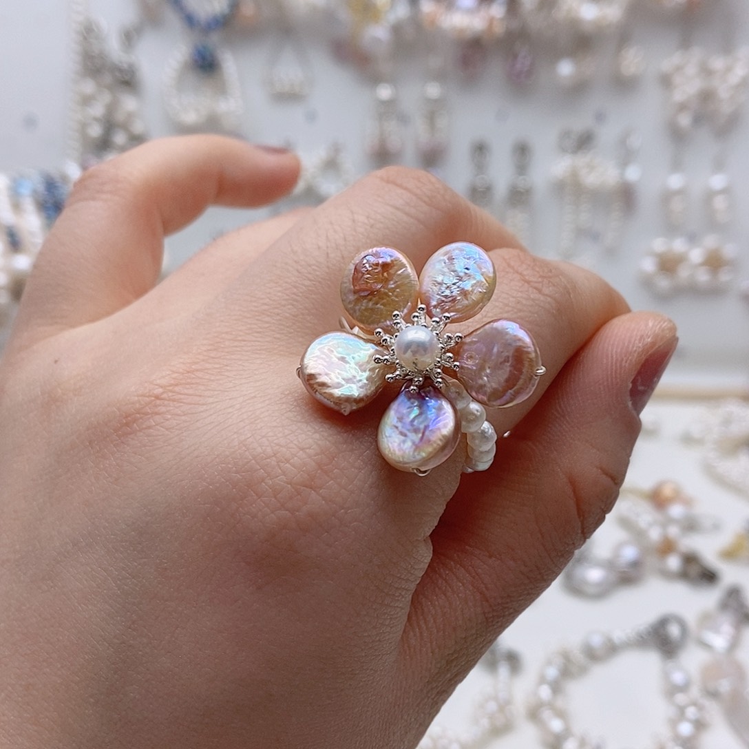 淡水珍珠未镶嵌耳饰