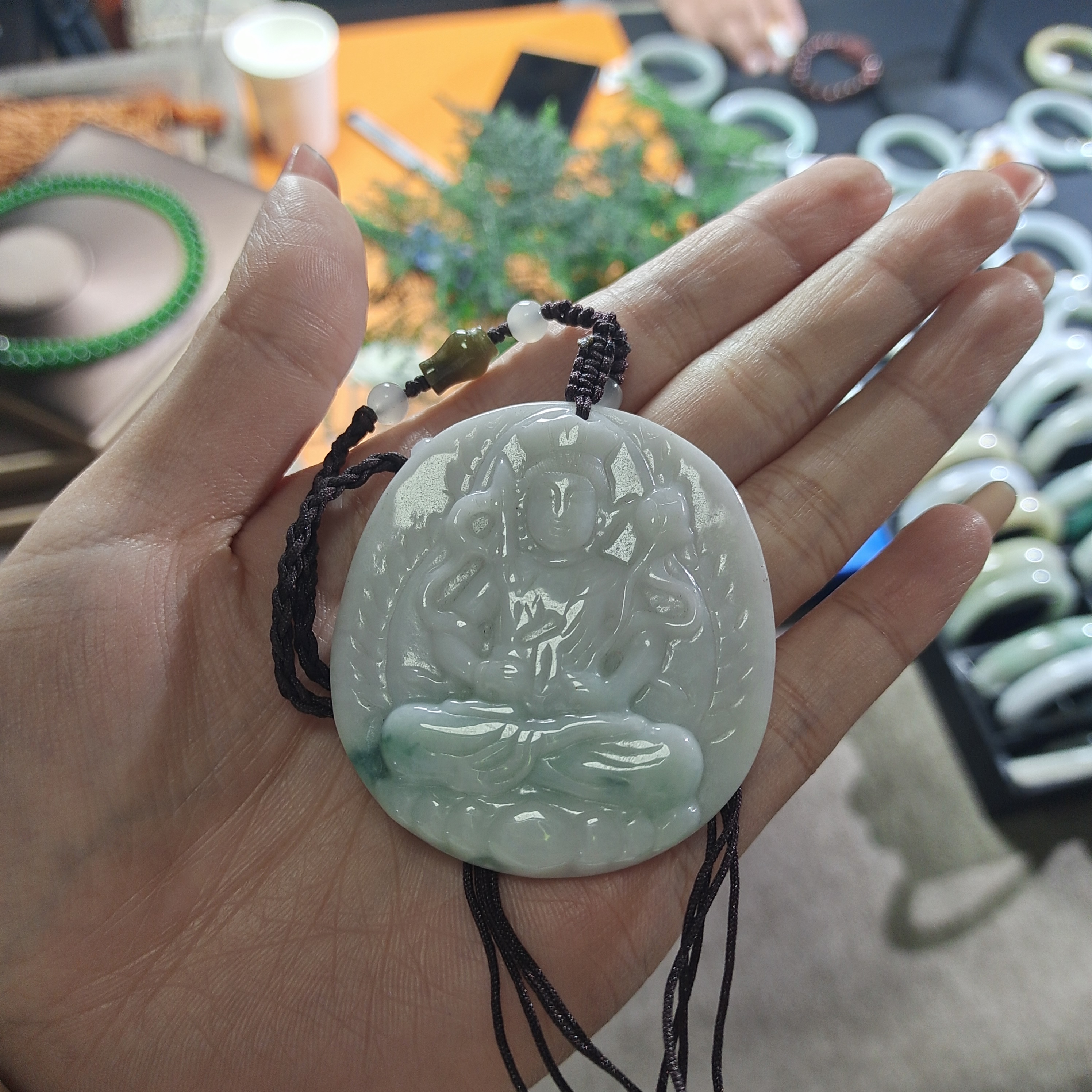 纯天然A货翡翠十二生肖守护神本命佛玉石男女款