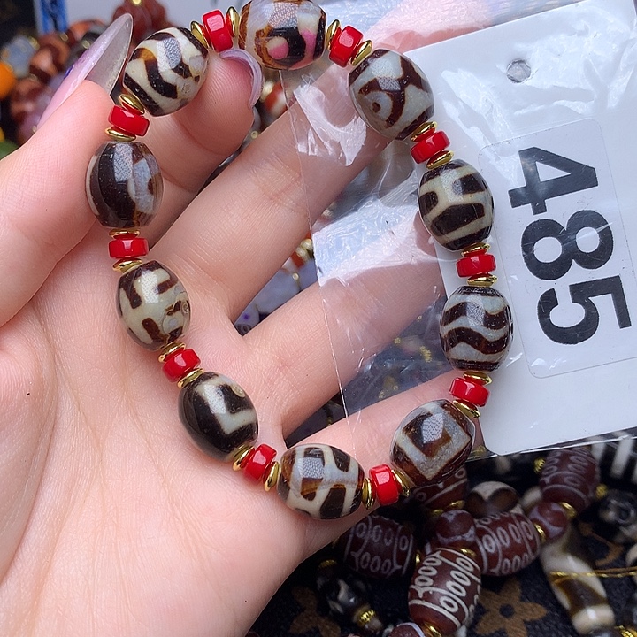 玛瑙/玉髓未镶嵌发一条