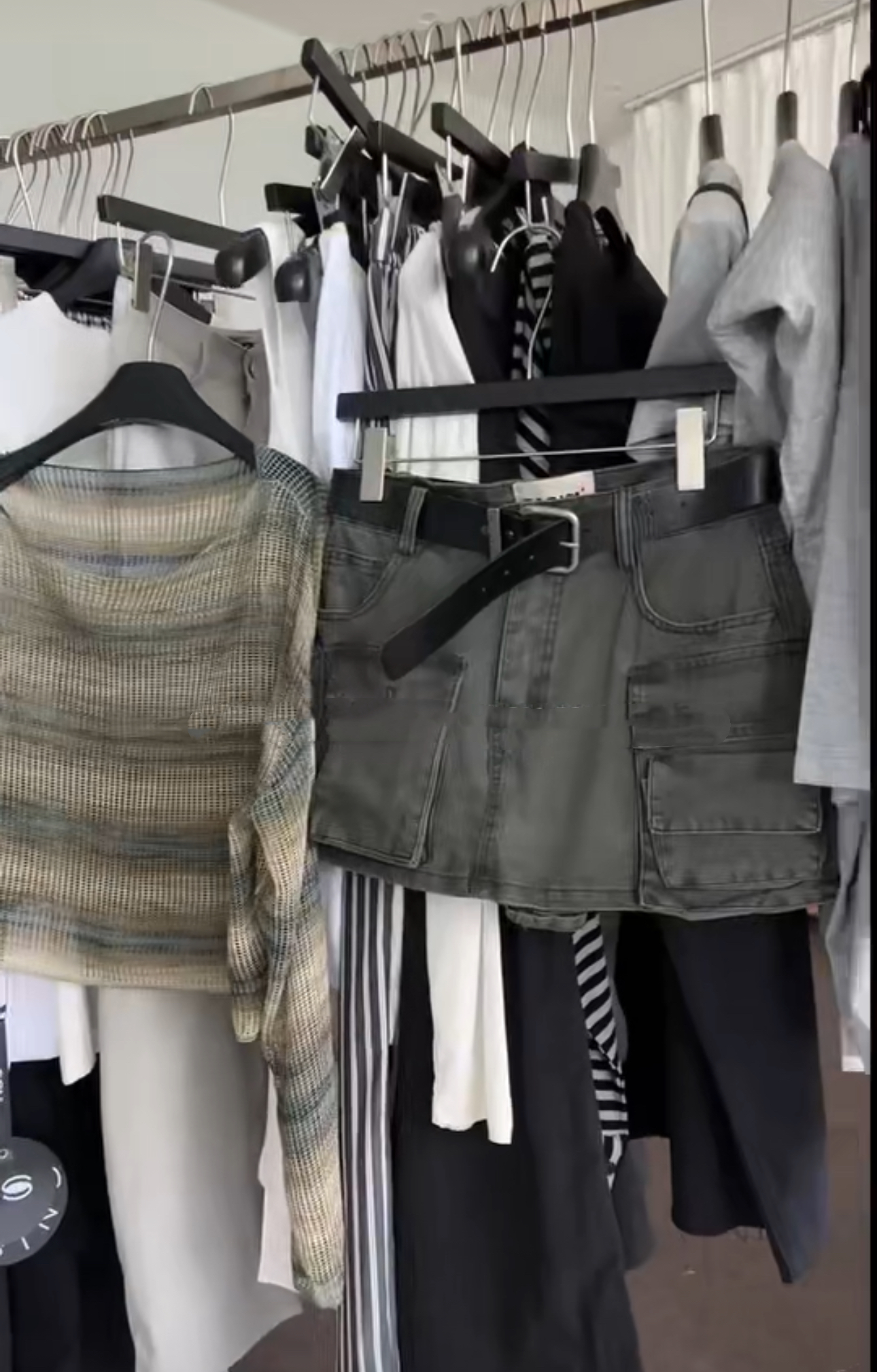 ▪️现货·韩国正版假两件设计感立体口袋牛仔棉短裙女