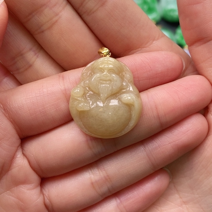 翡翠颈饰未镶嵌吊坠