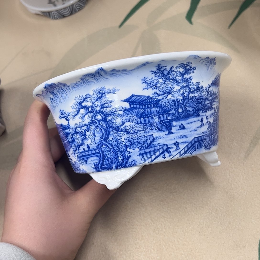 紫砂花盆802号微瑕15/7.5cn