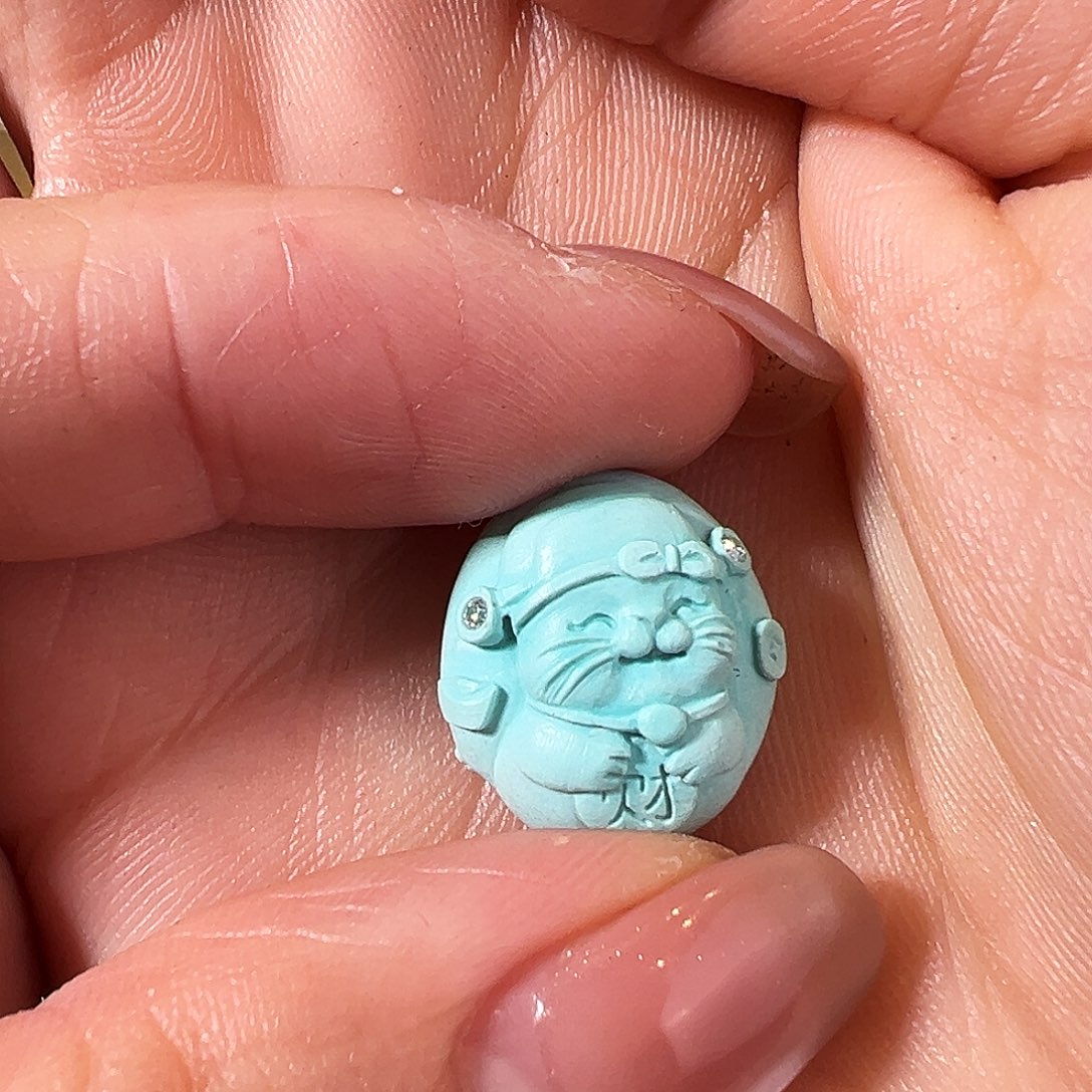 绿松石配件未镶嵌配件